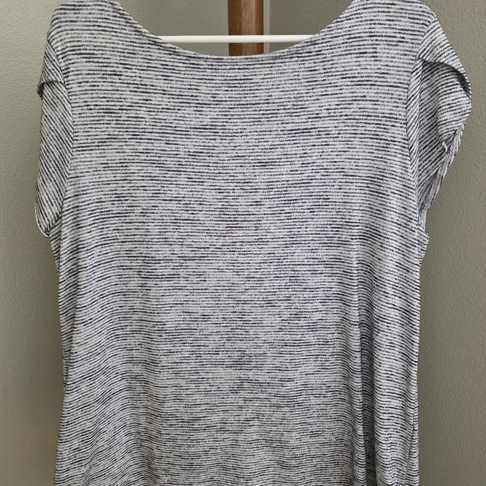 Market & Spruce Gray Relaxed Boxy Tee